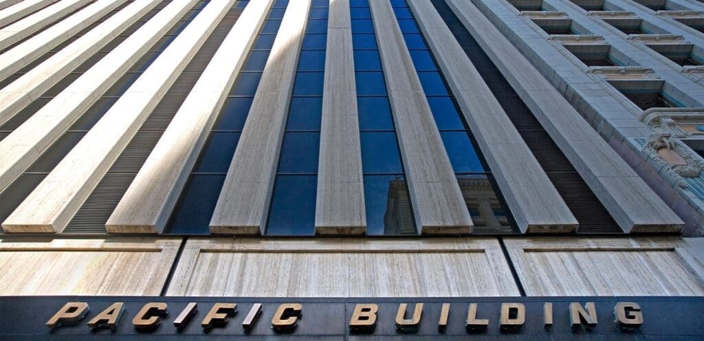 The pacific building in san francisco.